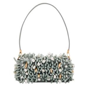 NWT - CULT GAIA  Perla Beaded Leather Shoulder Bag